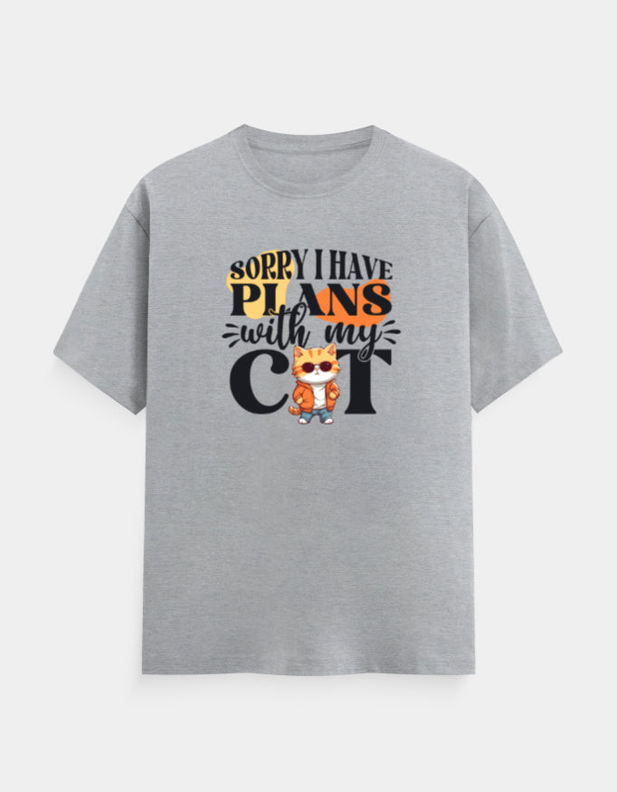 Sorry I have Plans With My Cat_Gray
