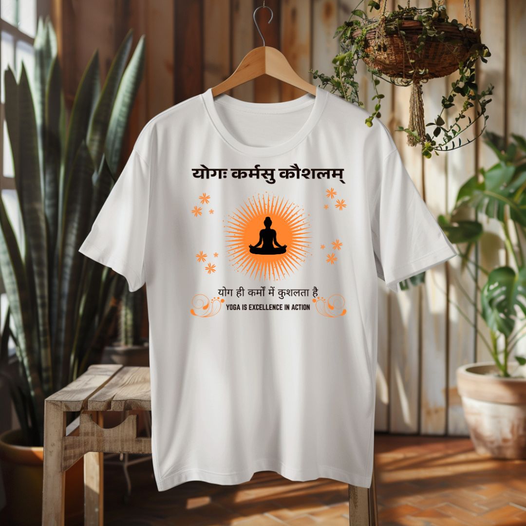 Yoga Excellence White | Unisex Classic Crew T-shirt