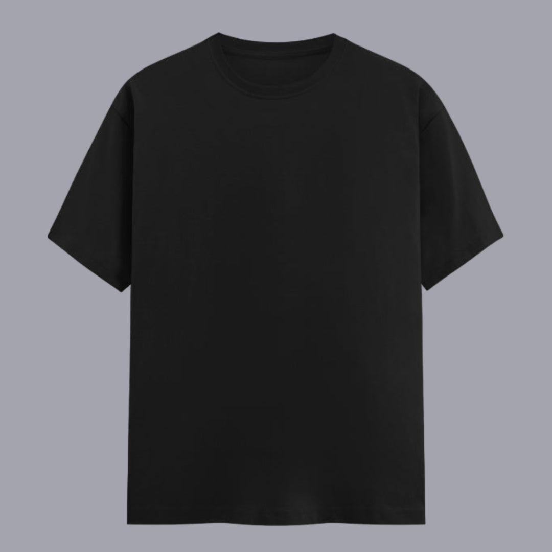 Black Plain T-shirt