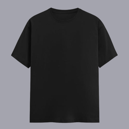 Black Plain T-shirt