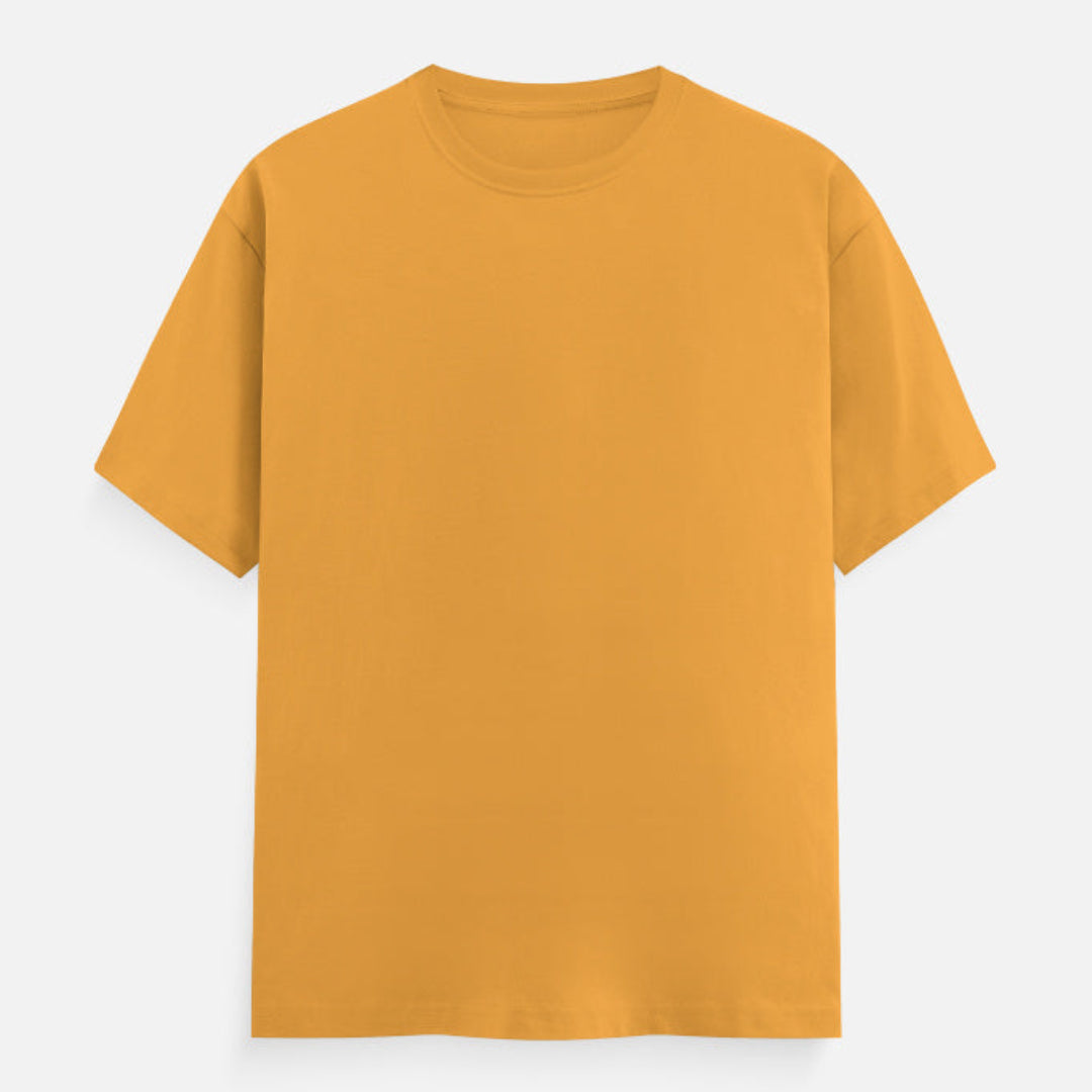 Golden Yellow Plain T-shirt