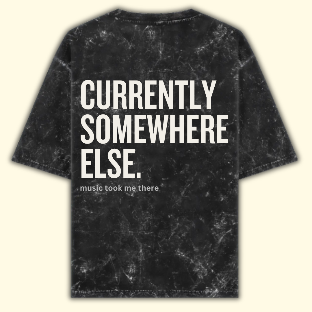 Currently Somewhere Acid Washed Oversized T-Shirt