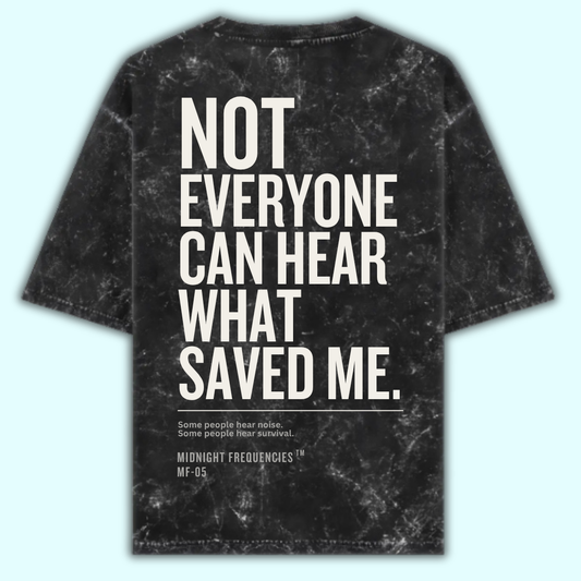 Not Everyone Acid Washed Oversized Tee