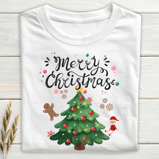 Merry Christmas White T-Shirt