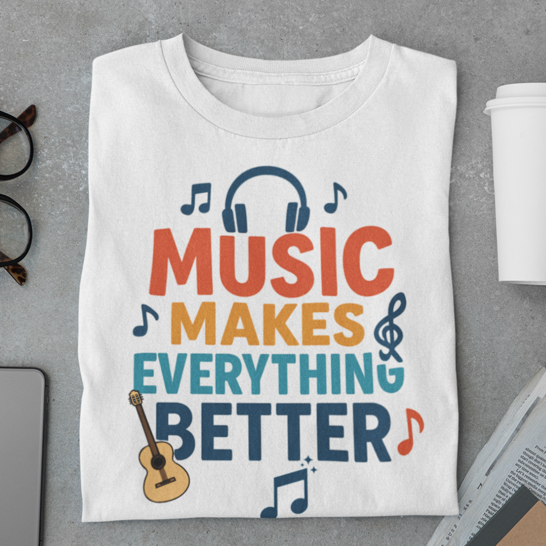 Music Makes Everything Better T-Shirt