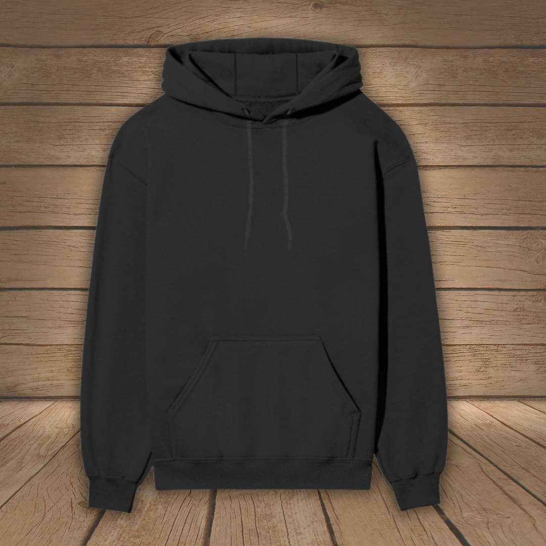 Plain Black Hoodie
