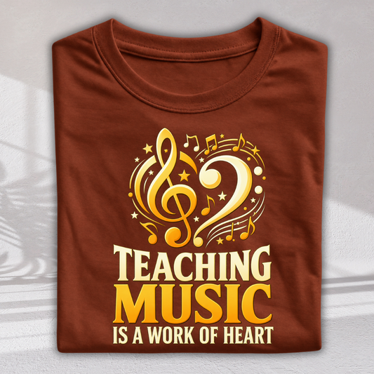 Teaching Music Unisex Classic Crew T-Shirt