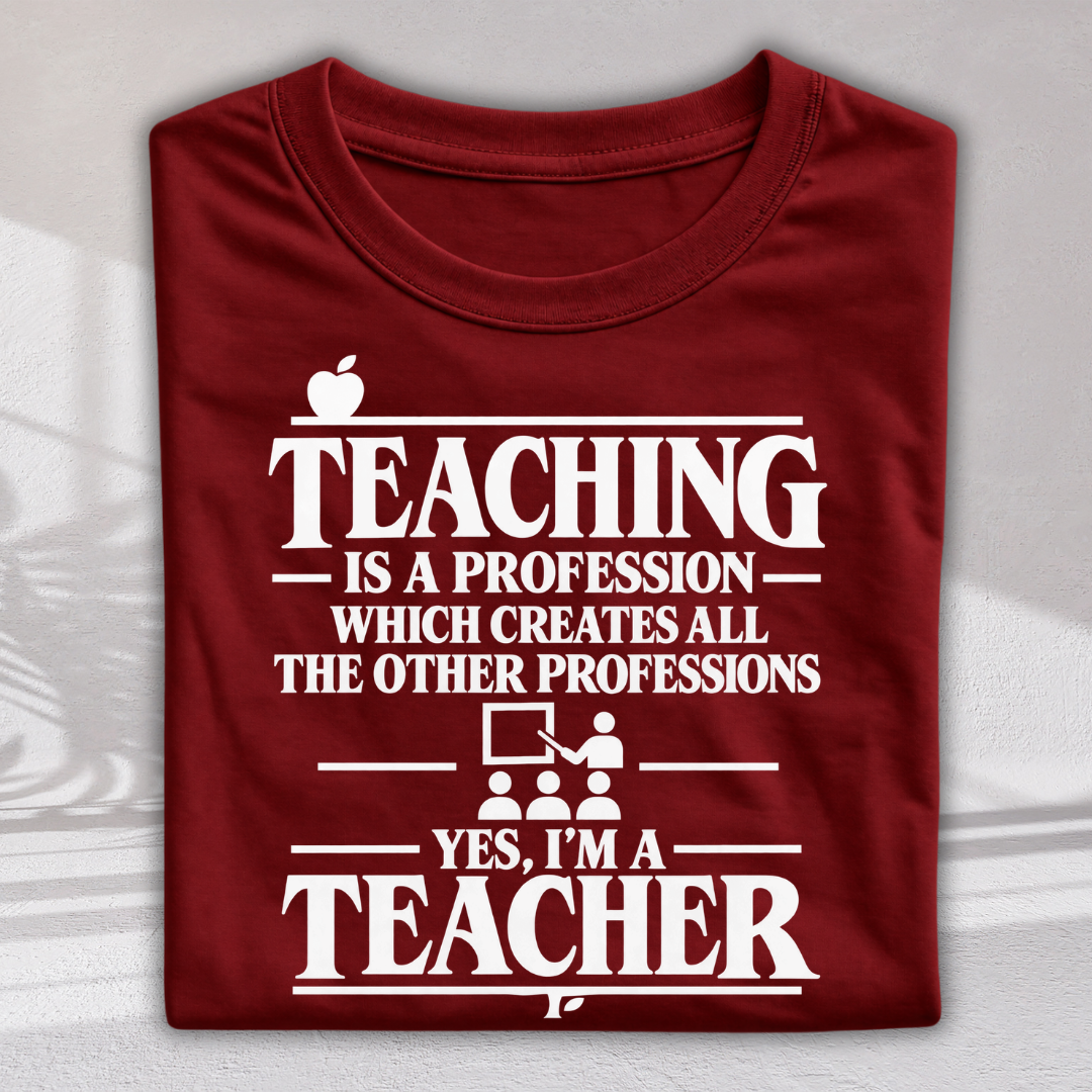 Teaching Profession Unisex Classic Crew T-Shirt
