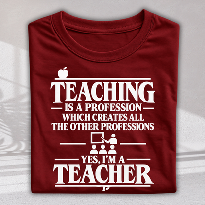 Teaching Profession Unisex Classic Crew T-Shirt