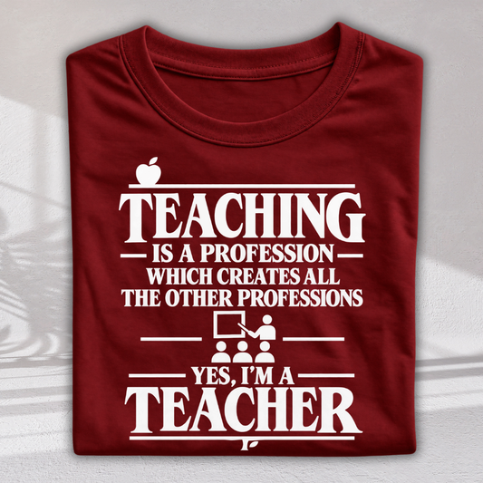 Teaching Profession Unisex Classic Crew T-Shirt