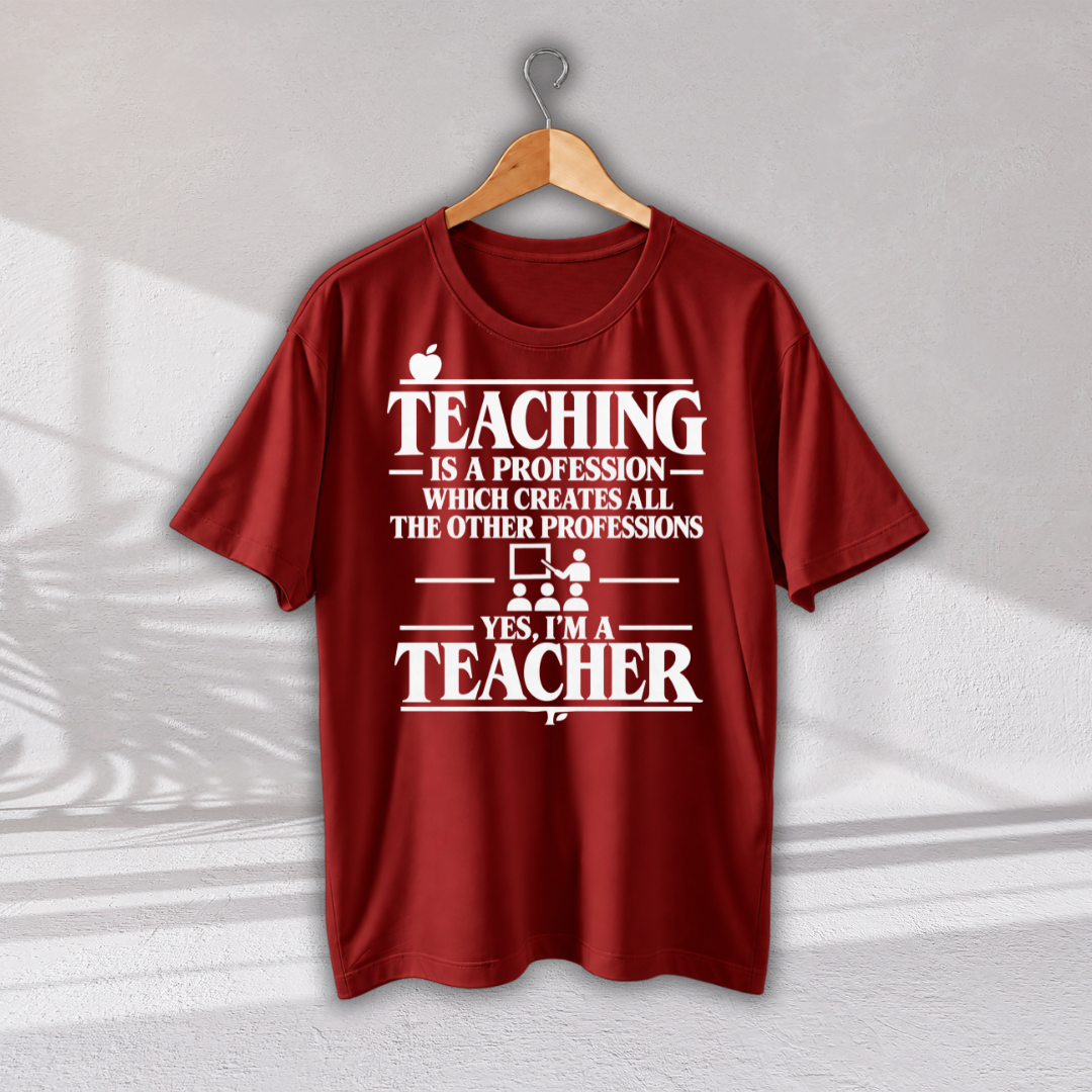Teaching Profession Unisex Classic Crew T-Shirt