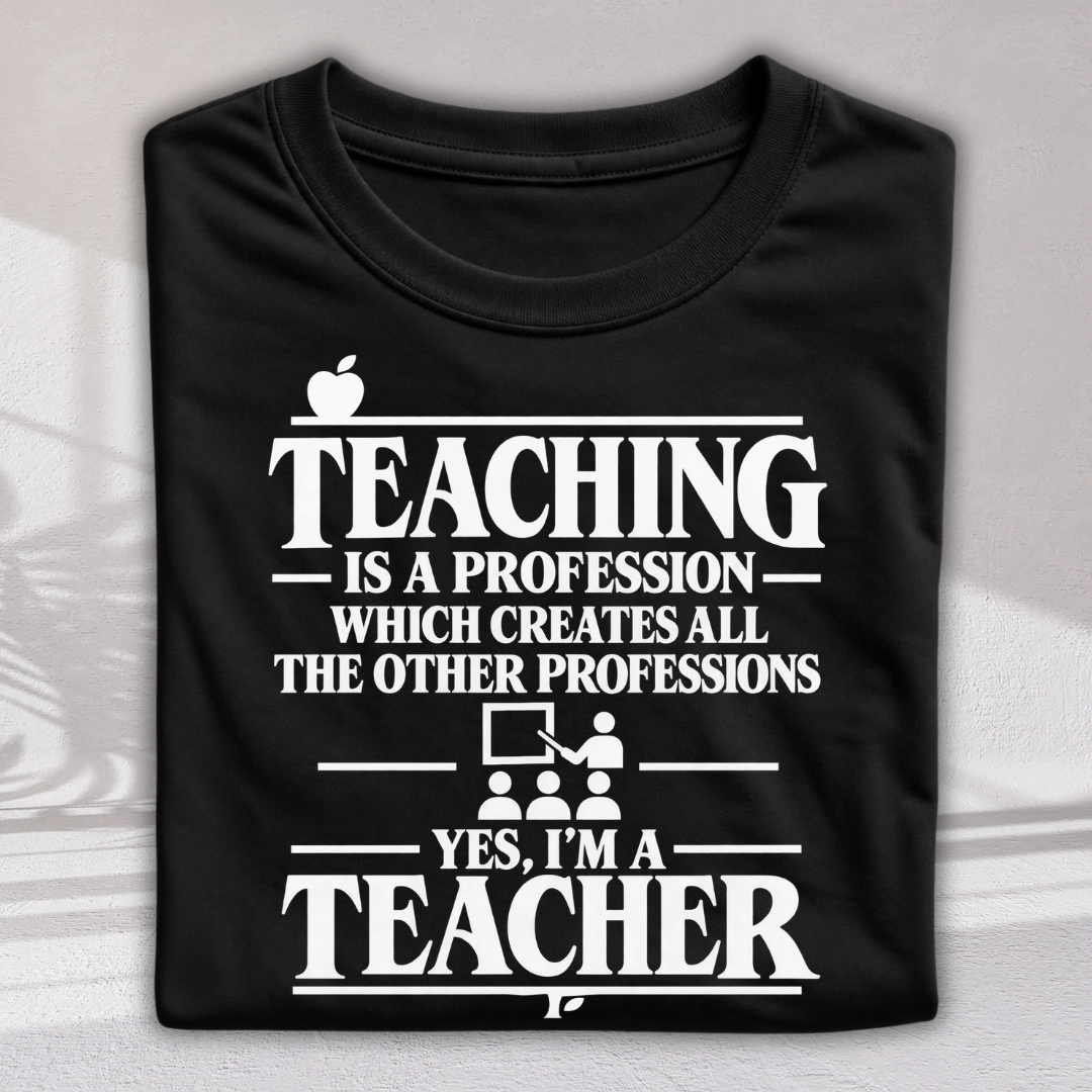 Teaching Profession Unisex Classic Crew T-Shirt