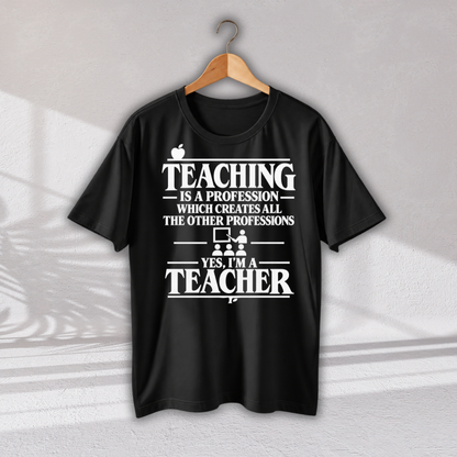 Teaching Profession Unisex Classic Crew T-Shirt